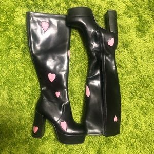 Lamoda Heart Platform Boots